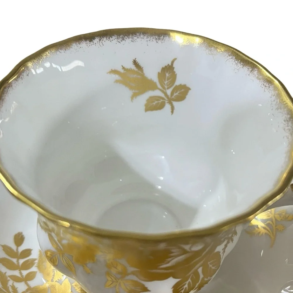 Vintage Royal Albert “Golden Rose” Teacup and Saucer Set